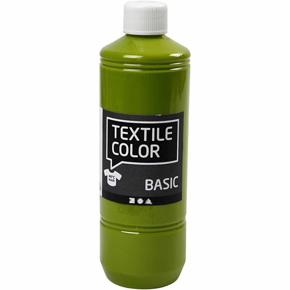 Textile Color Paint, kiwi, 500 ml/ 1 bottle
