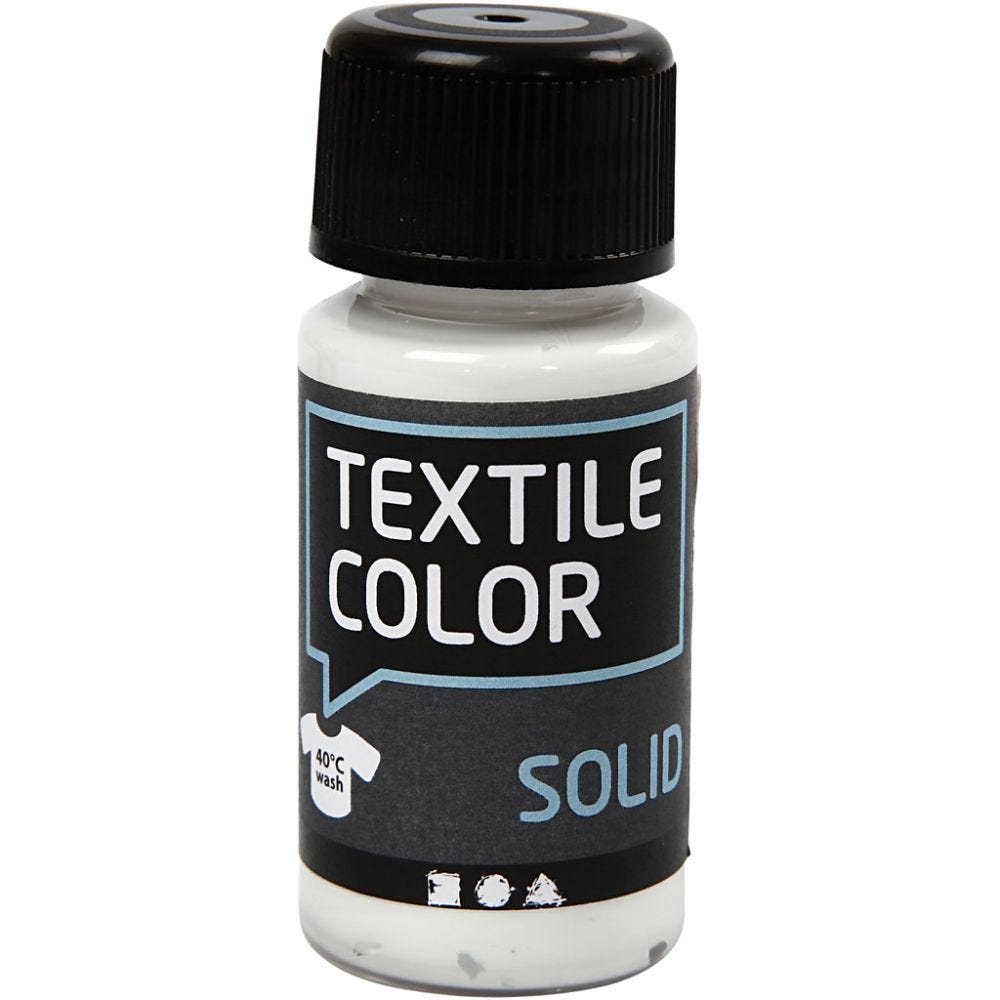 Textile Solid, opaque, white, 50 ml/ 1 bottle