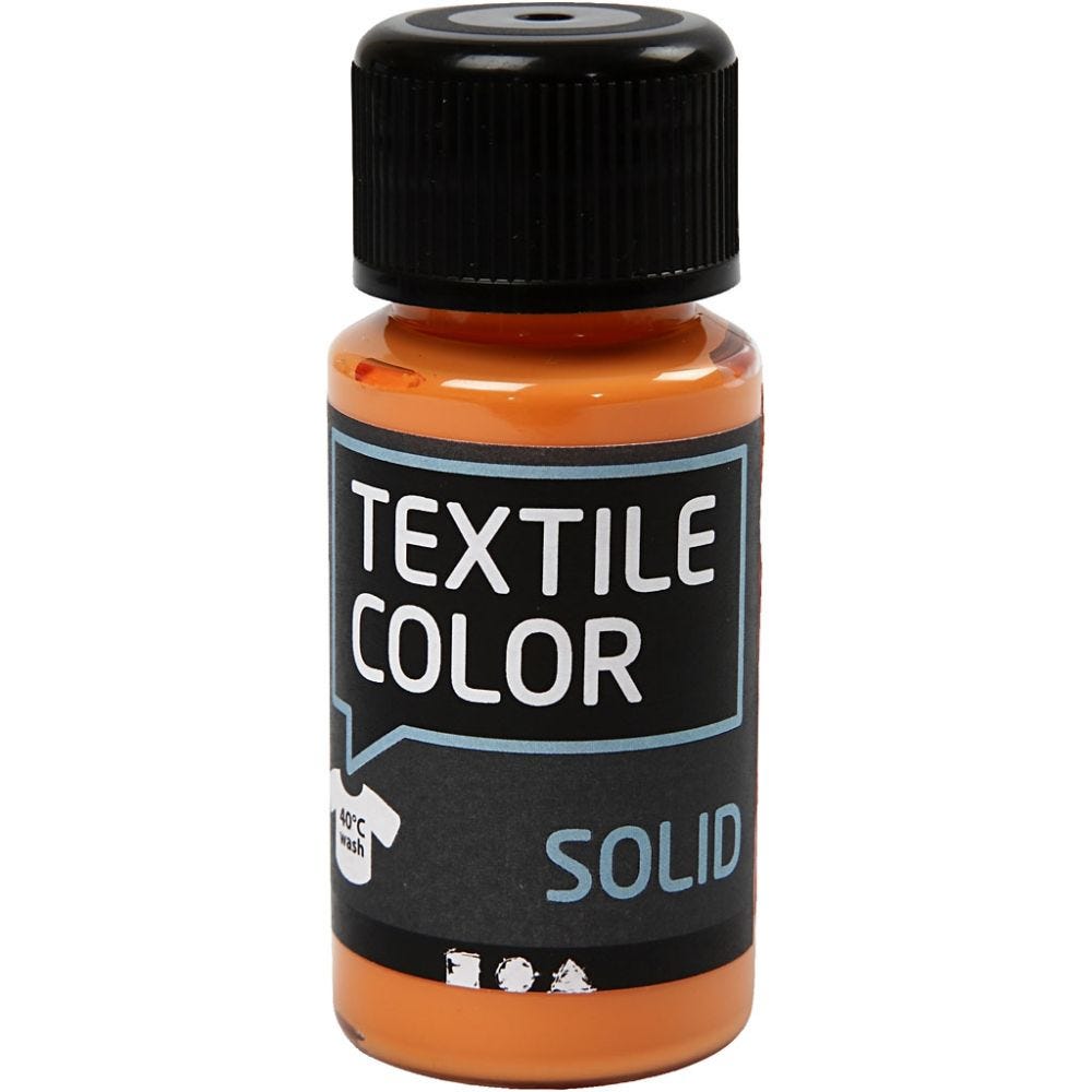 Textile Solid, opaque, orange, 50 ml/ 1 bottle