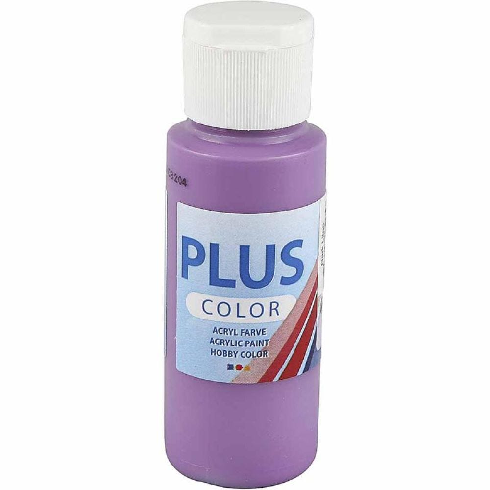 Plus Color Craft Paint, dark lilac, 60 ml/ 1 bottle