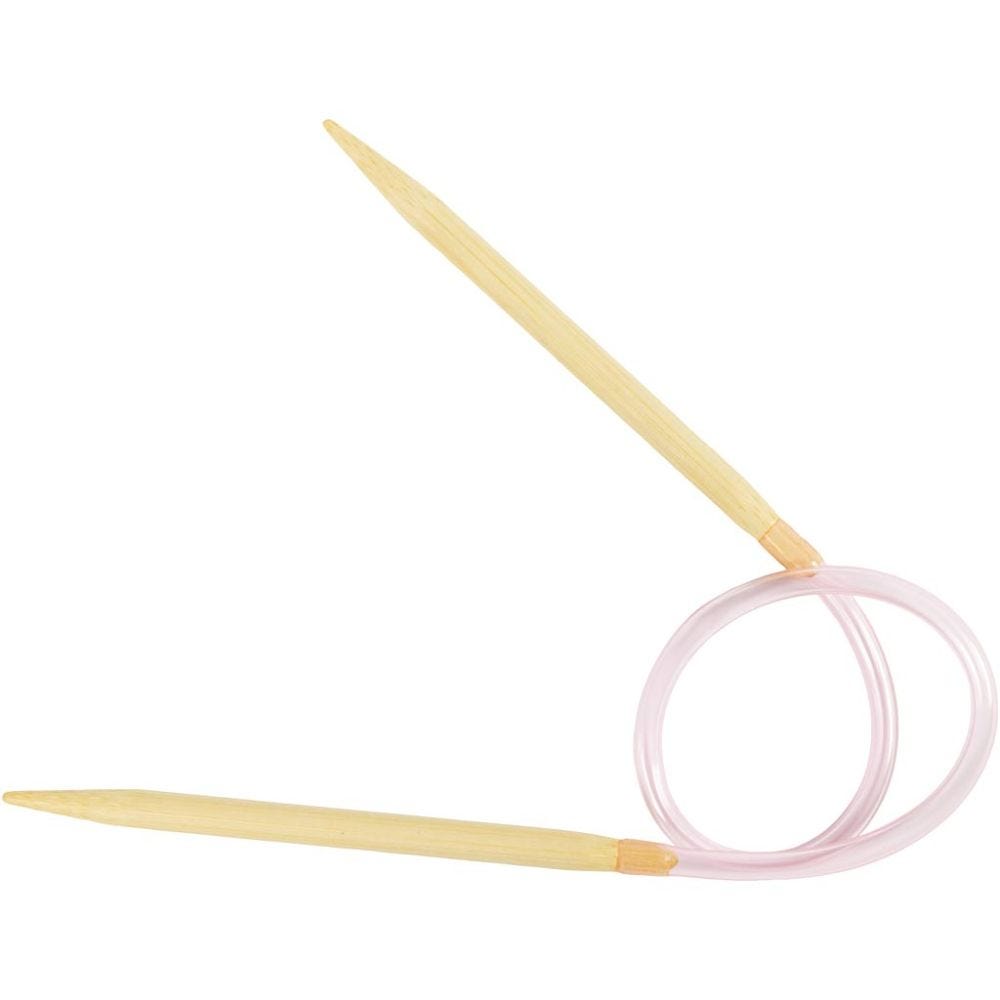 Circular Knitting Needle, no. 6, L: 40 cm, 1 pc
