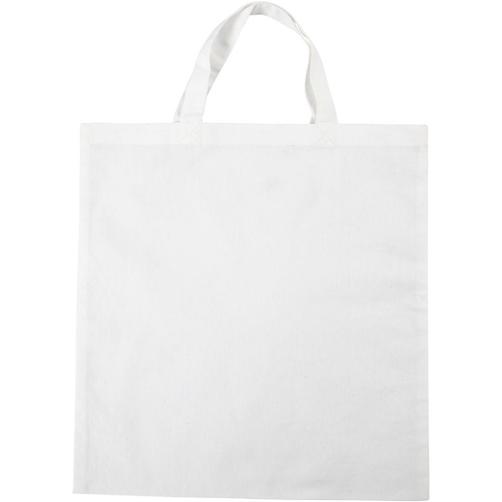 Shopping Bag, size 38x42 , 130 , white, 20 pc/ 1 pack