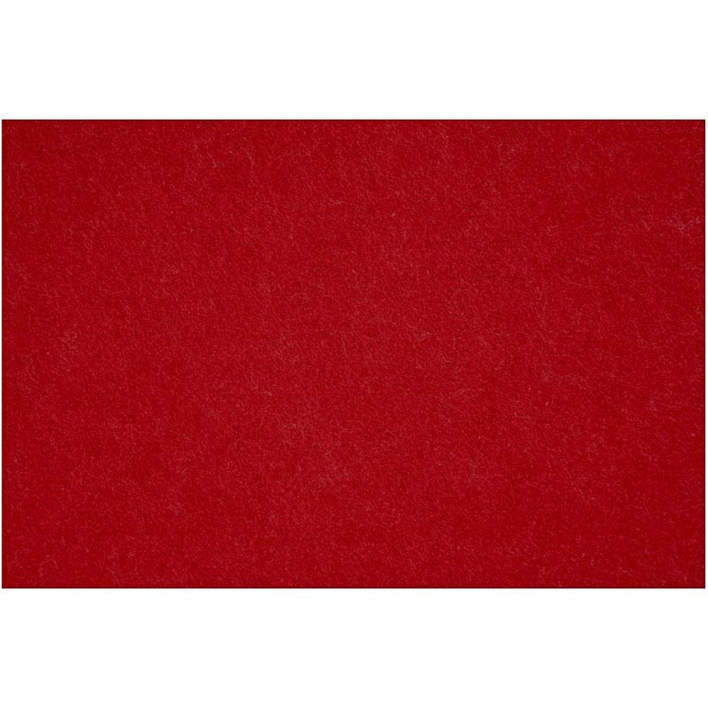 Craft Felt, 42x60 cm, thickness 3 mm, antique red, 1 sheet