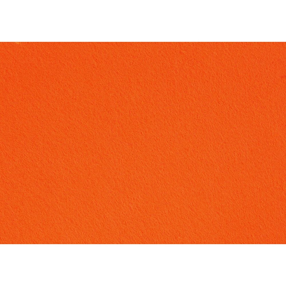 Craft Felt, A4, 210x297 mm, thickness 1,5-2 mm, orange, 10 sheet/ 1 pack