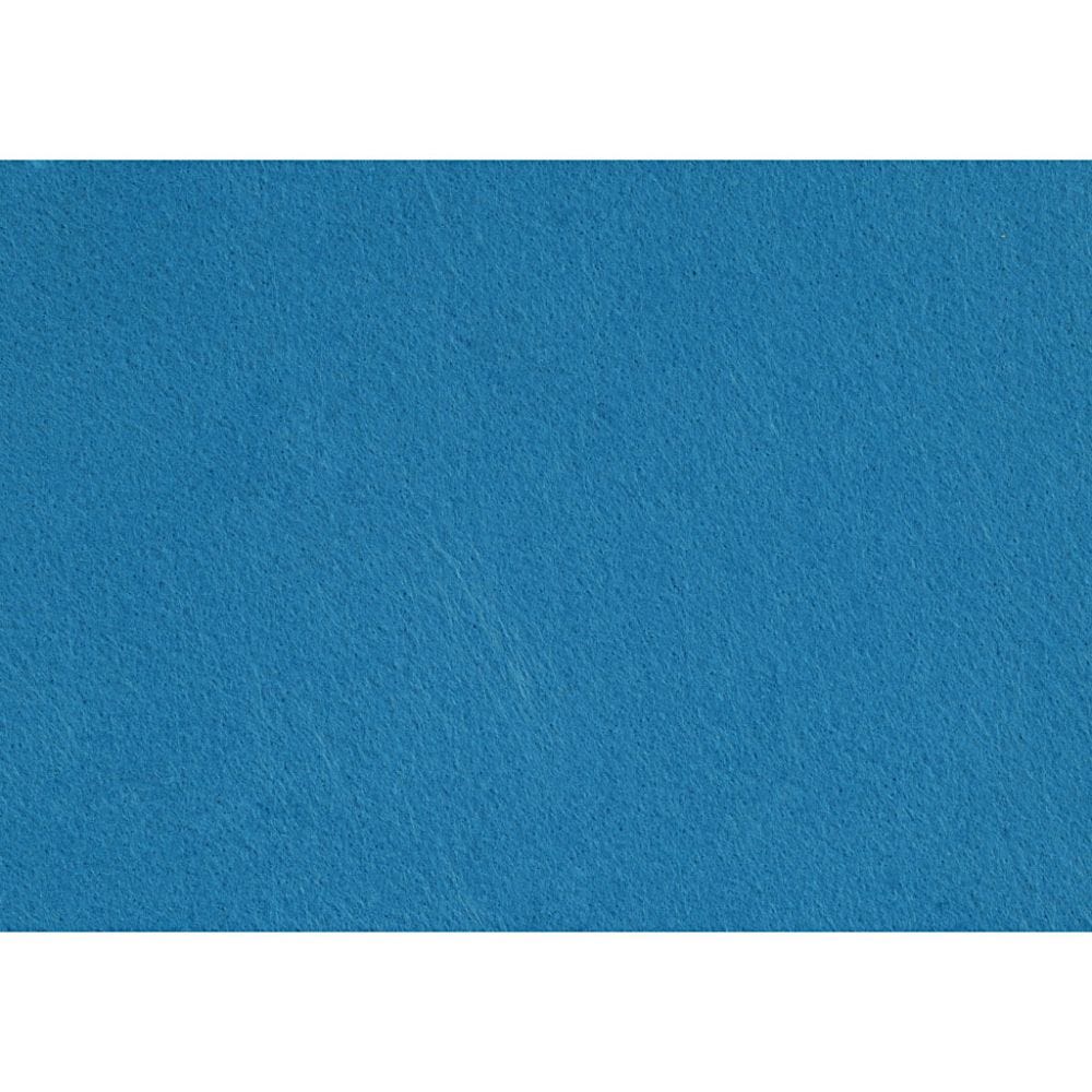 Craft Felt, A4, 210x297 mm, thickness 1,5-2 mm, turquoise, 10 sheet/ 1 pack