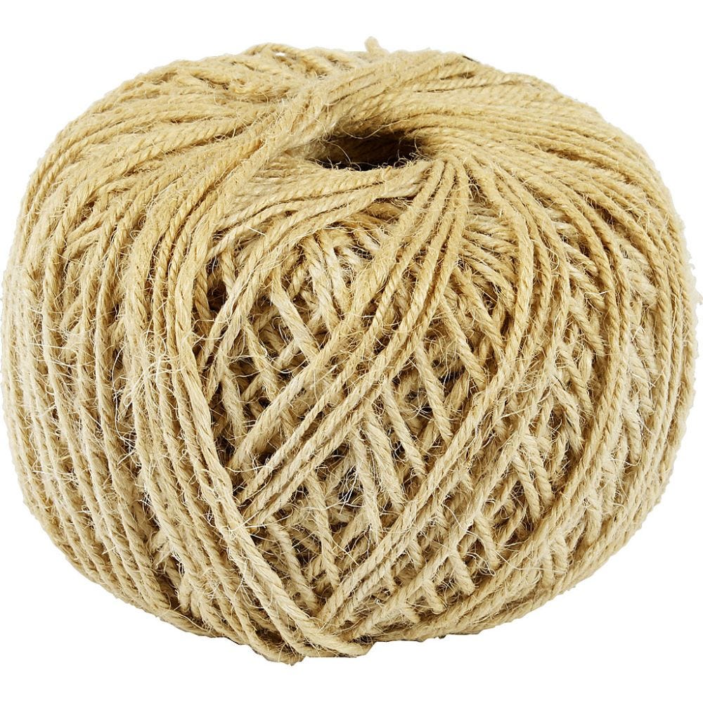 Natural Twine, thickness 2 mm, 180 m/ 1 roll
