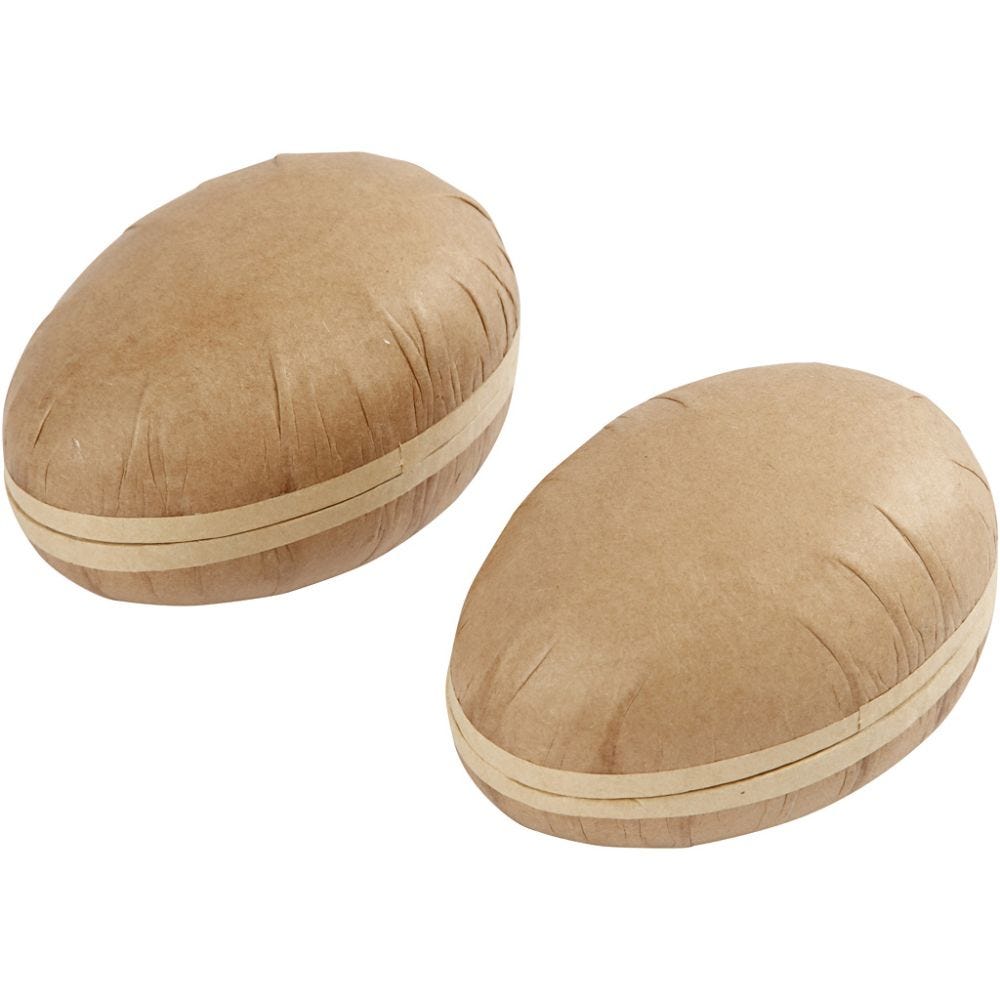 Two-piece Egg, L: 12 cm, 2 pc/ 1 pack