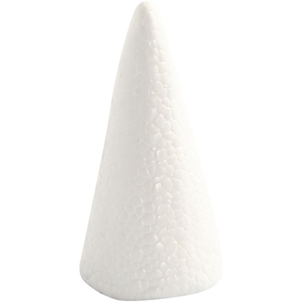 Cone 50 pcs polystyrene H: 11 cm 