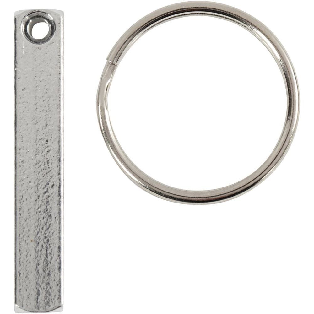 Key Chain Kit, size 40x5 mm, 6 pc/ 1 pack