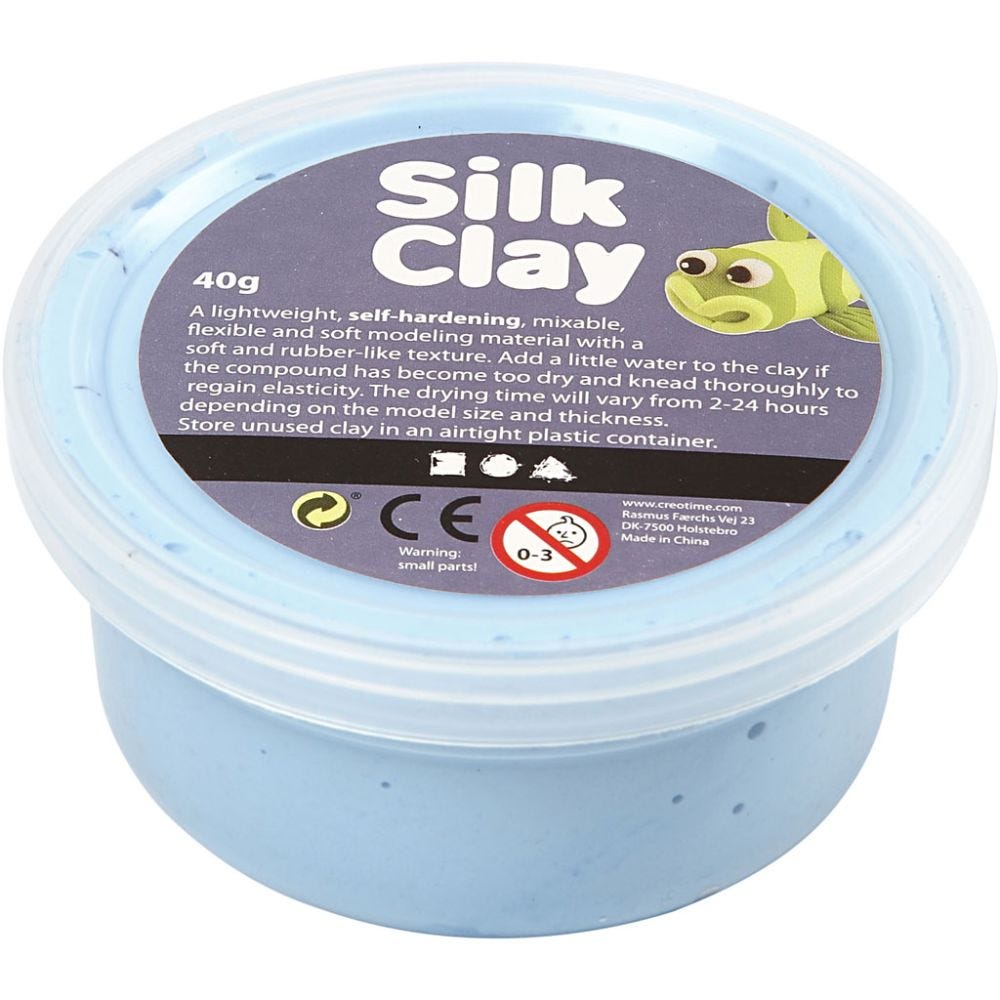 Silk Clay®, neon blue, 40 g/ 1 tub