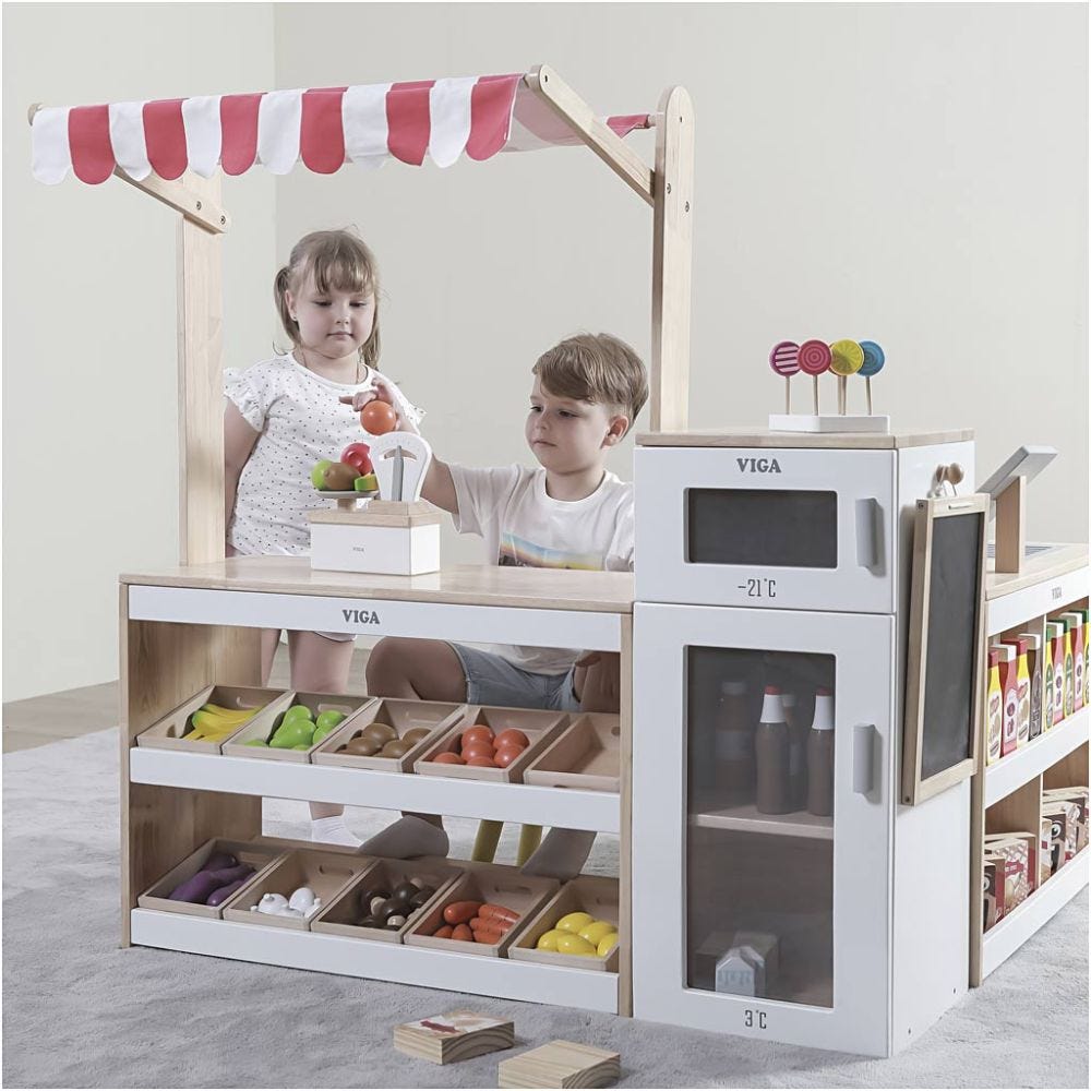 VIGA Three-Piece Grocery Store, 3 parts/ 1 pack