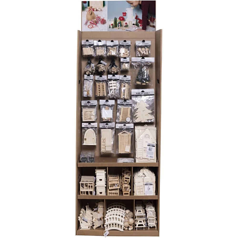 Cardboard Floor Display, Elf Door Accessories, H: 1584 mm, D: 332 mm, W: 630 mm, 310 sales units/ 1 pack