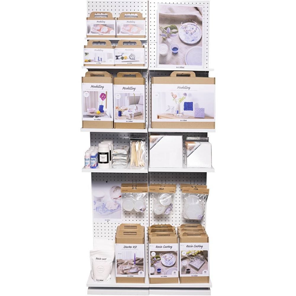 Display solution, 3D Texture and Form, H: 1850 mm, W: 800 mm, 80 sales units/ 1 pack