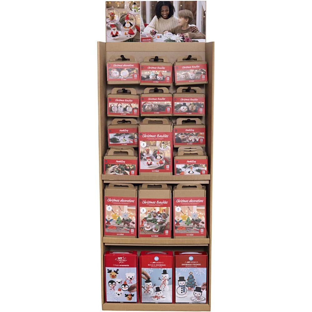 Cardboard Floor Display, H: 1584 mm, D: 332 mm, W: 630 mm, 69 sales units/ 1 pack