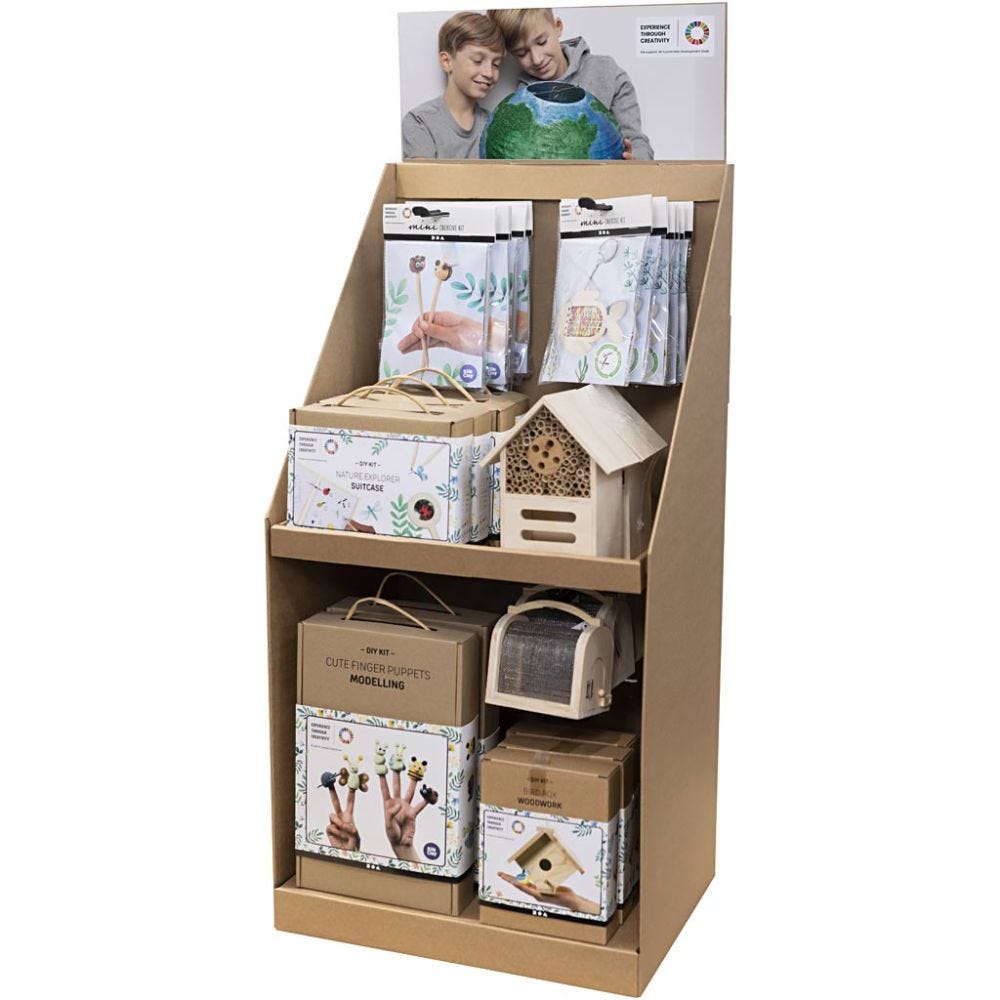 Large Table Display, UN 17, H: 834 mm, D: 322 mm, W: 416 mm, 31 sales units/ 1 pack