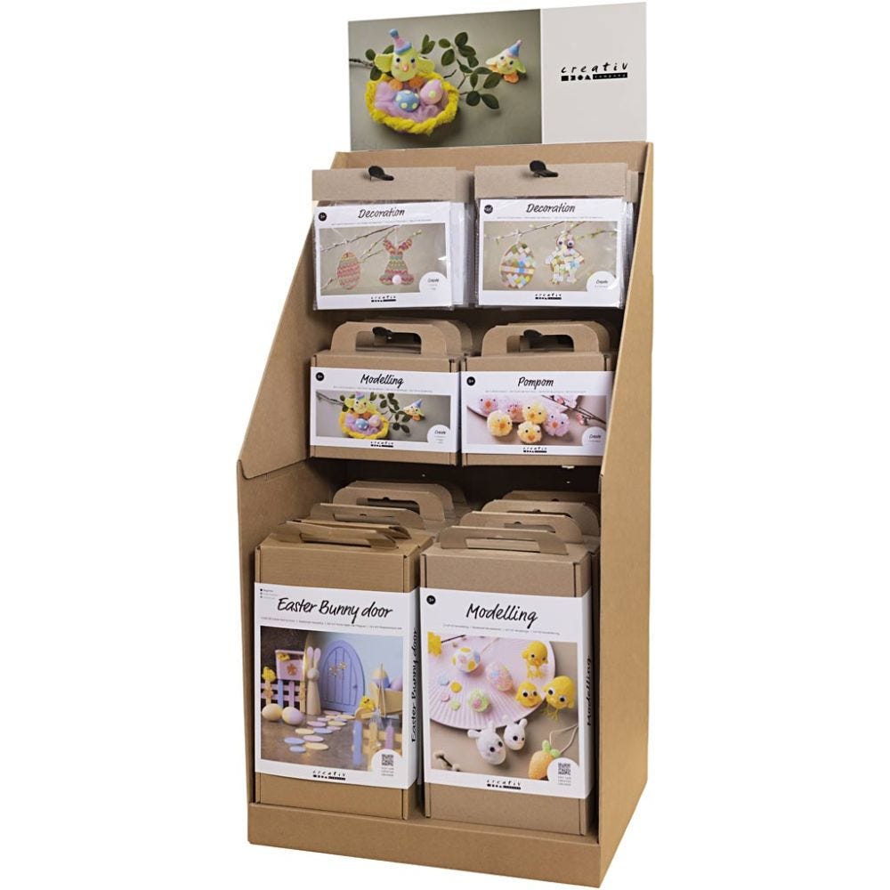 Large Table Display, Spring and Easter, H: 834 mm, D: 322 mm, W: 416 mm, 30 sales units/ 1 pack