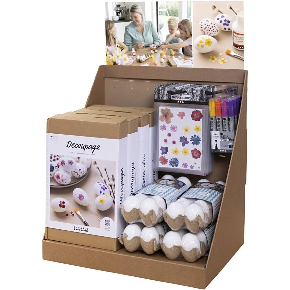 Small Table Display, Easter adults, H: 458 mm, D: 322 mm, W: 416 mm, 76 sales units/ 1 pack