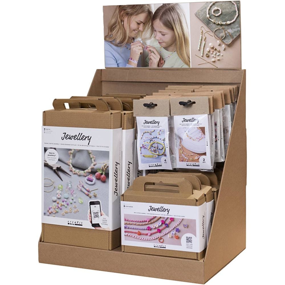 Small Table Display, Jewellery, H: 458 mm, D: 322 mm, W: 416 mm, 72 sales units/ 1 pack