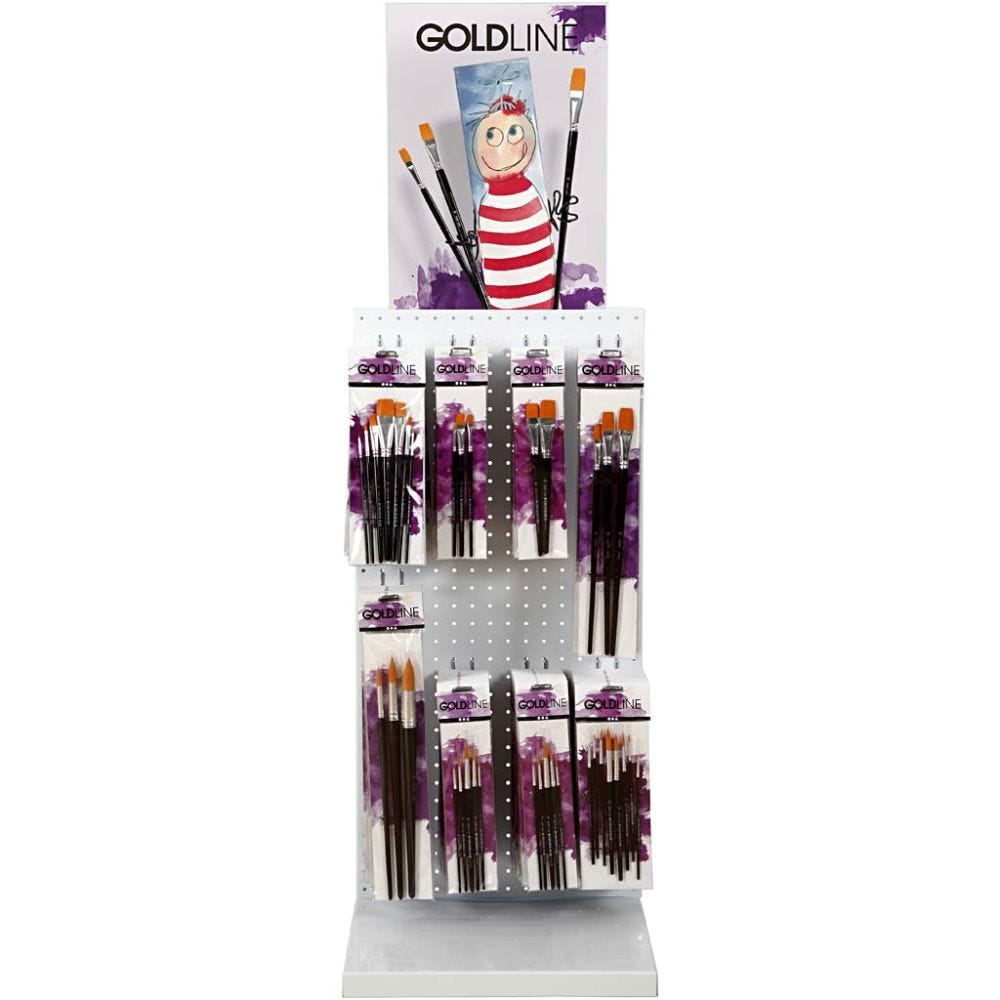 Gold Line Brushes, 96 sales units/ 1 pack