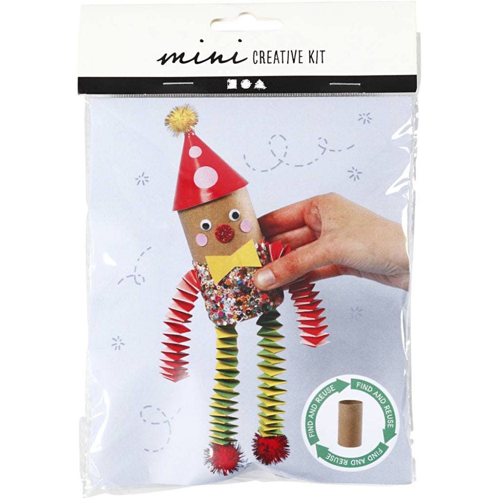 Mini Craft Kit, Toiletrol clown, 1 set