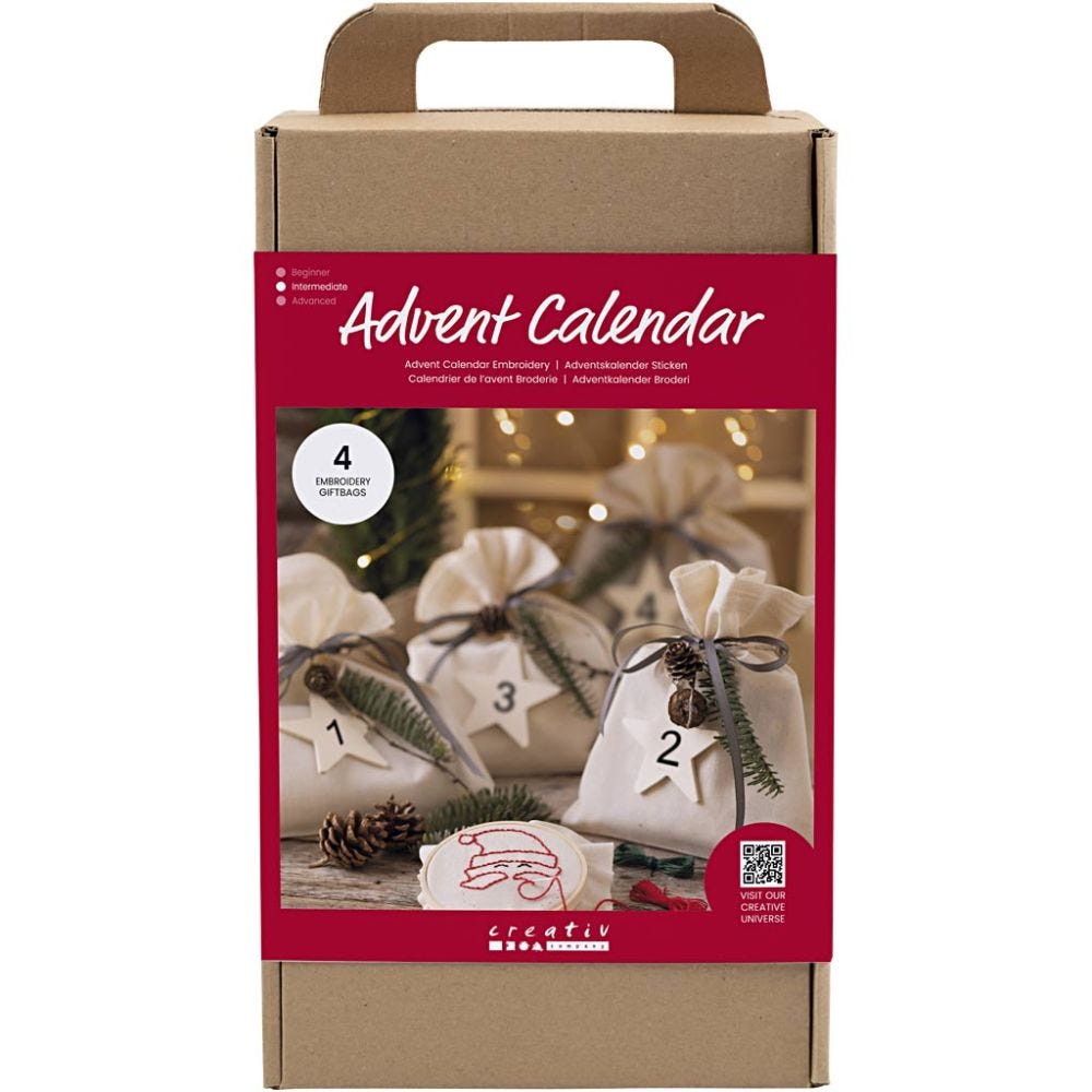 Advent Calendar Embroidery, 1 pack