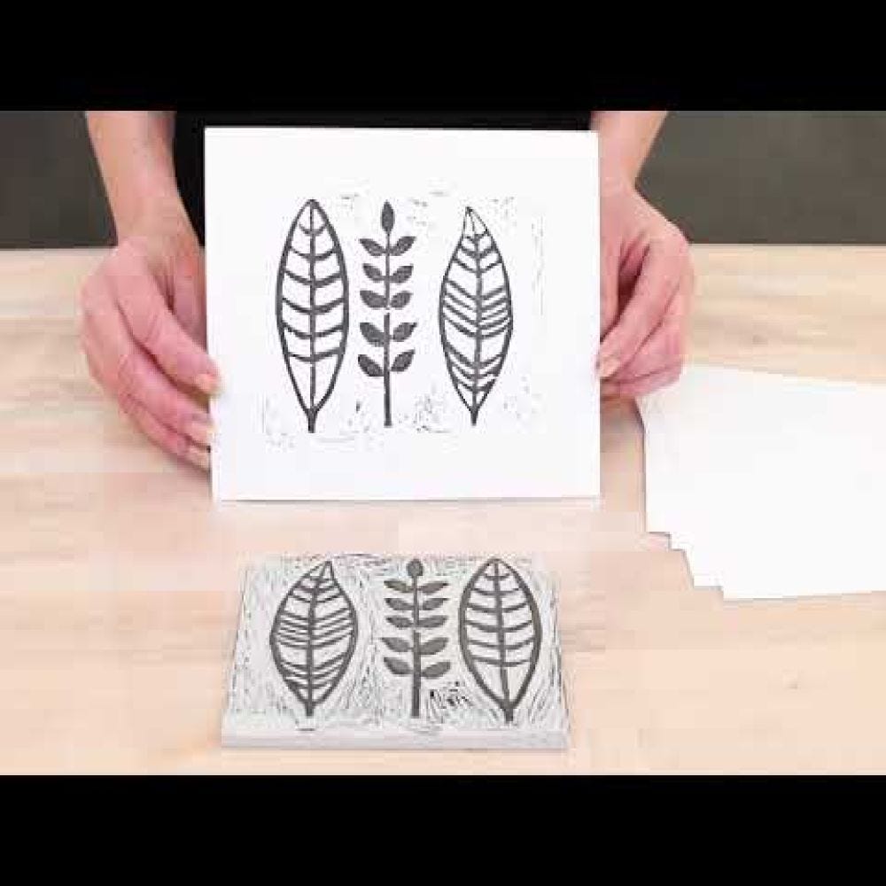 Make your own design on a carving block