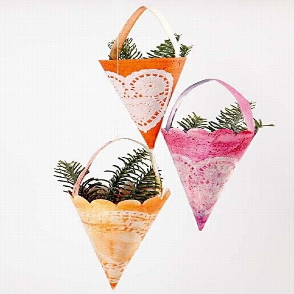 Cones with Doilies
