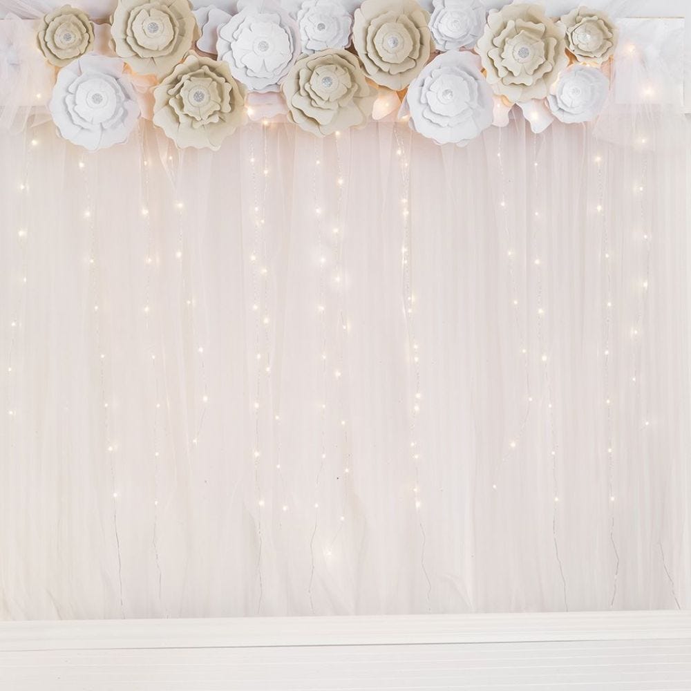 Flowers for Decoration and Backdrop for Party Photo Shoots