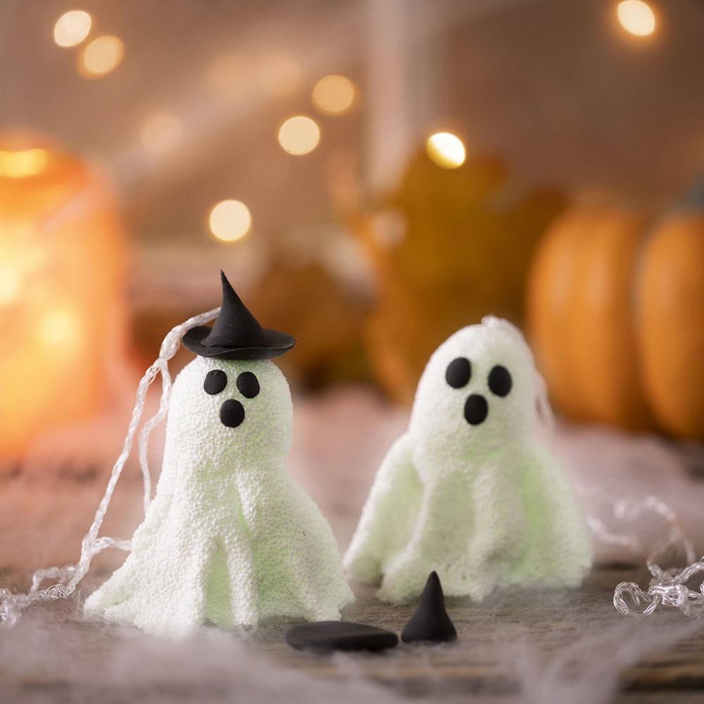 Silk Clay® and Foam Clay® ghosts