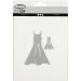 1 pc, dresses, size 27x35+26x90 mm