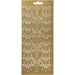 1 sheet, cross, sheet 10x23 cm, gold