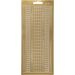 1 sheet, borders, sheet 10x23 cm, gold