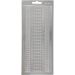 1 sheet, borders, sheet 10x23 cm, silver