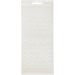 1 sheet, hearts, sheet 10x23 cm, transparent