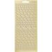 1 sheet, hearts, sheet 10x23 cm, gold