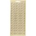 1 sheet, corners, sheet 10x23 cm, gold