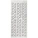 1 sheet, corners, sheet 10x23 cm, silver