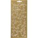 1 sheet, swirl, sheet 10x23 cm, gold