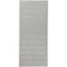 1 sheet, cross, sheet 10x23 cm, silver