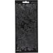 1 sheet, leaves, sheet 10x23 cm, black