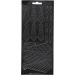 1 sheet, ties, sheet 10x23 cm, black