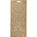 1 sheet, swirl, sheet 10x23 cm, gold