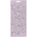 1 sheet, roses, sheet 10x23 cm, silver