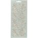1 sheet, leaves, sheet 10x23 cm, gold