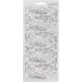 1 sheet, feathers, sheet 10x23 cm, silver