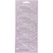 1 sheet, feathers, sheet 10x23 cm, silver