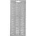 1 sheet, hat, sheet 10x23 cm, silver