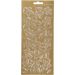 1 sheet, twigs, sheet 10x23 cm, gold