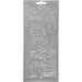1 sheet, cars, sheet 10x23 cm, silver