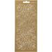 1 sheet, holly, sheet 10x23 cm, gold